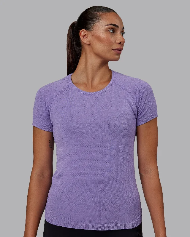 AeroFLX+ Seamless Tee - Dahlia Purple Marl