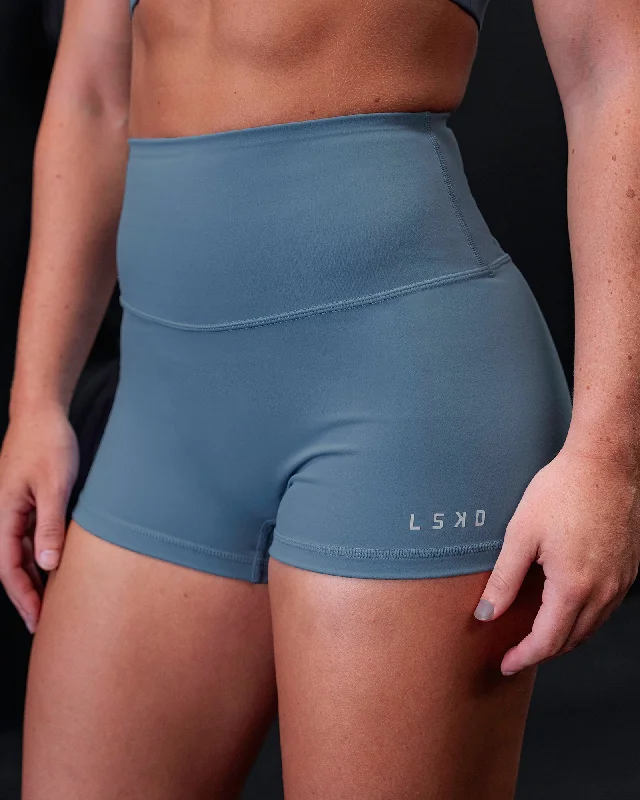 RXD High Waist Micro Shorts - Elemental Blue