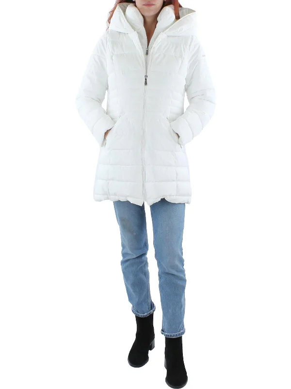 Womens Quilted Cold Weather Puffer Jacket