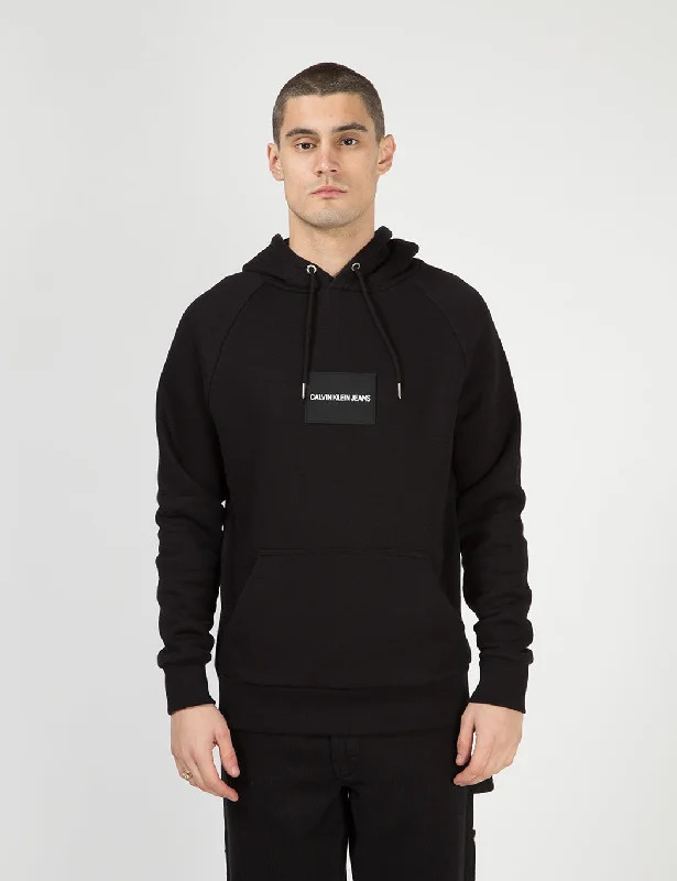 Calvin Klein Logo Badge Hoodie - Black