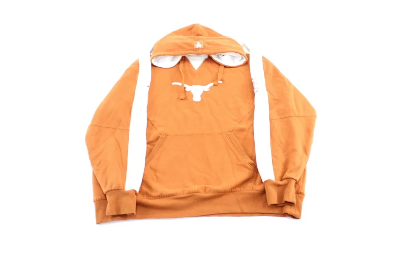 Majestic Embroidered Texas Longhorns Pullover Hoodie